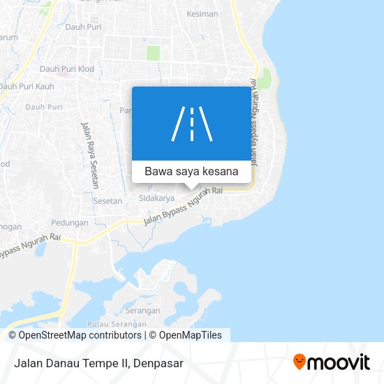 Peta Jalan Danau Tempe II