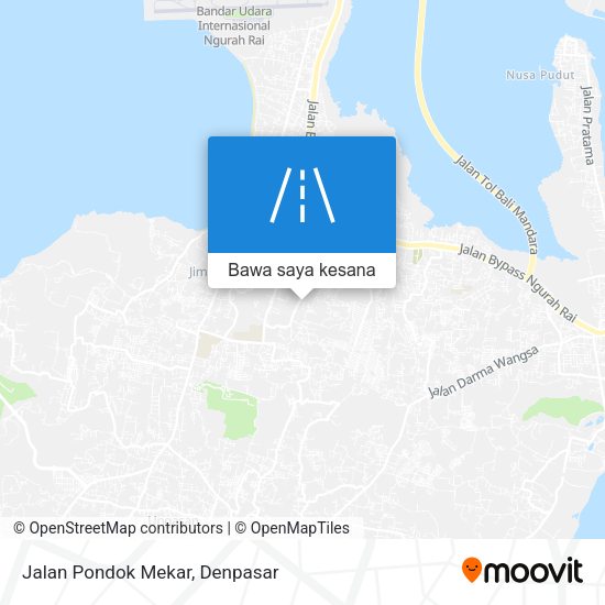 Peta Jalan Pondok Mekar