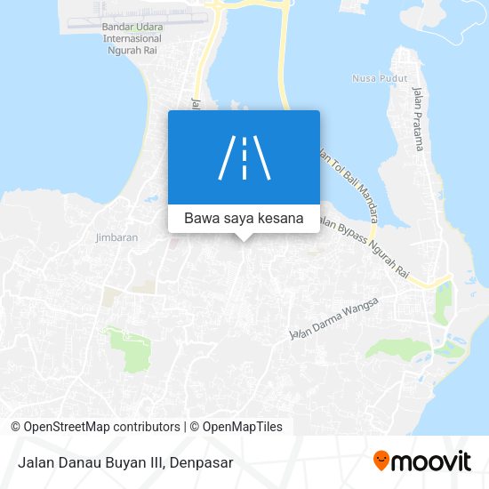 Peta Jalan Danau Buyan III
