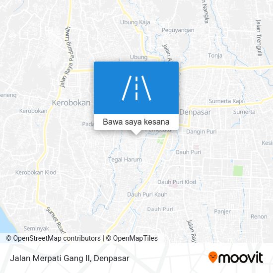 Peta Jalan Merpati Gang II