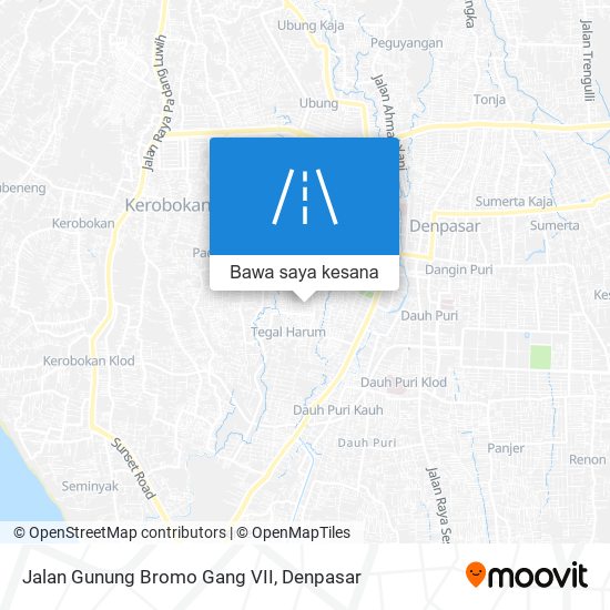 Peta Jalan Gunung Bromo Gang VII