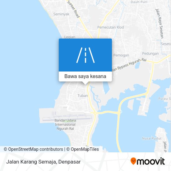 Peta Jalan Karang Semaja