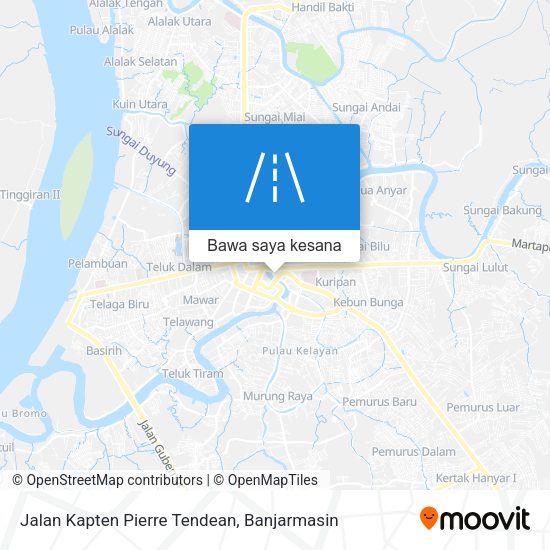 Peta Jalan Kapten Pierre Tendean