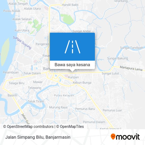 Peta Jalan Simpang Bilu
