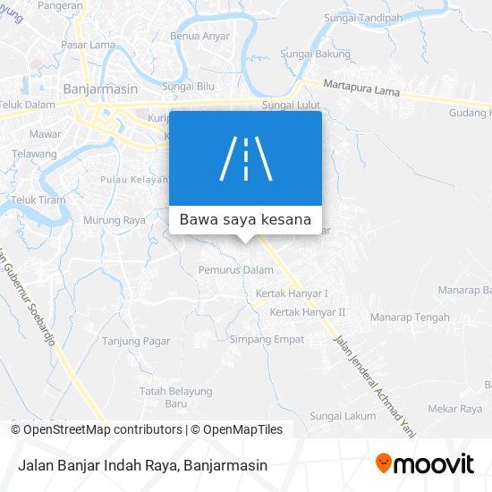 Peta Jalan Banjar Indah Raya