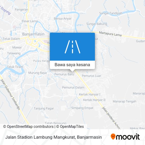 Peta Jalan Stadion Lambung Mangkurat