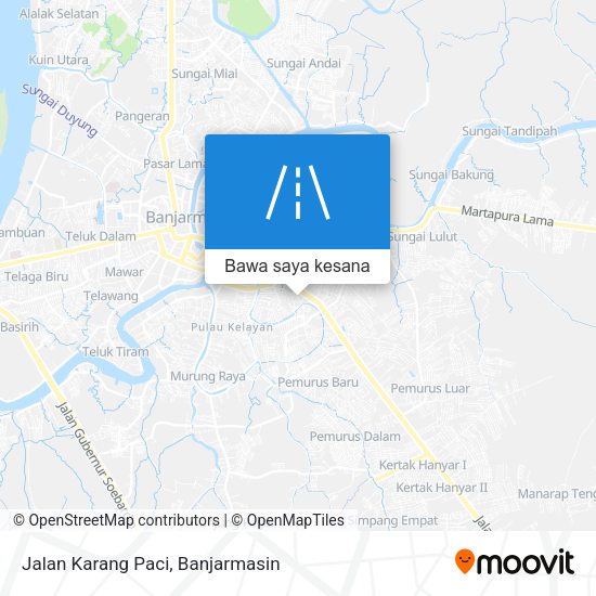 Peta Jalan Karang Paci