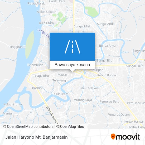 Peta Jalan Haryono Mt