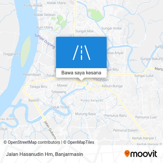 Peta Jalan Hasanudin Hm