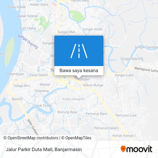 Peta Jalur Parkir Duta Mall