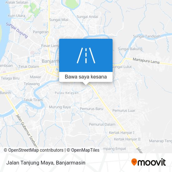 Peta Jalan Tanjung Maya