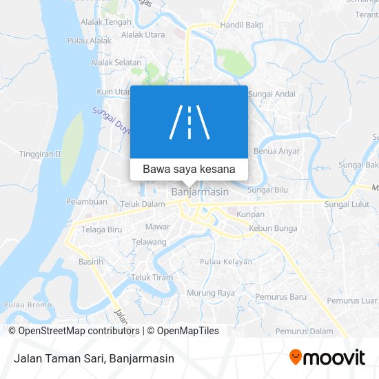 Peta Jalan Taman Sari
