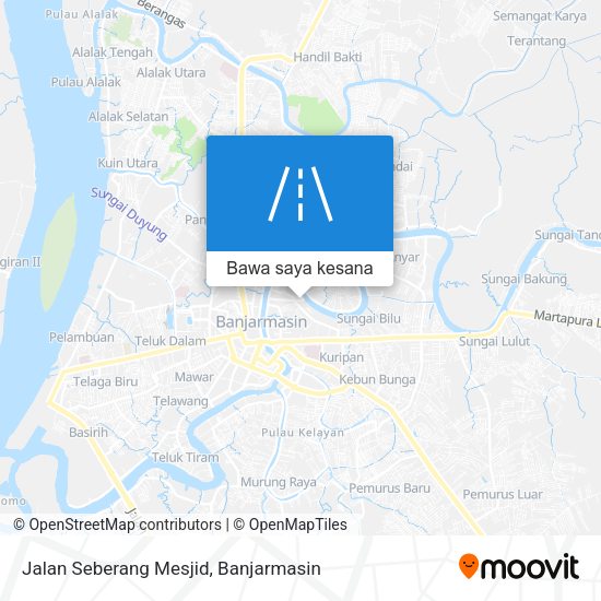 Peta Jalan Seberang Mesjid
