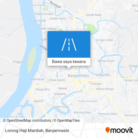 Peta Lorong Haji Mardiah