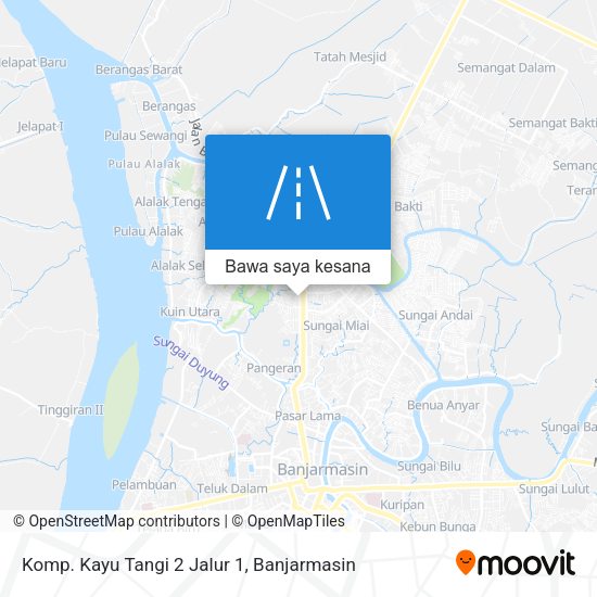 Peta Komp. Kayu Tangi 2 Jalur 1