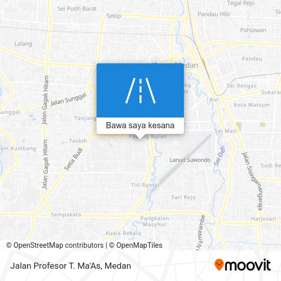 Peta Jalan Profesor T. Ma'As
