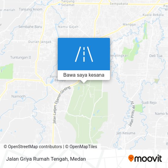 Peta Jalan Griya Rumah Tengah