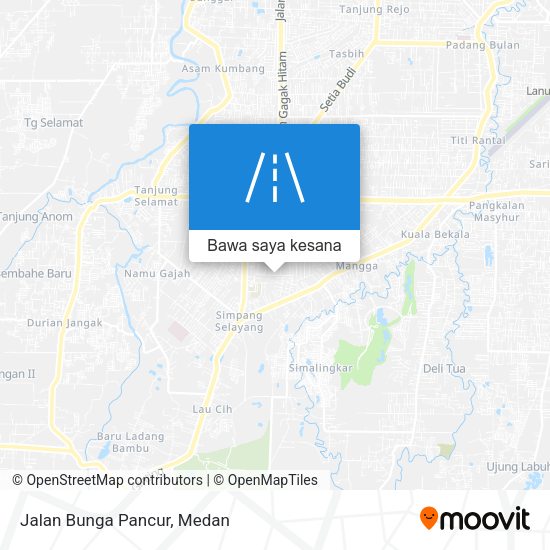 Peta Jalan Bunga Pancur