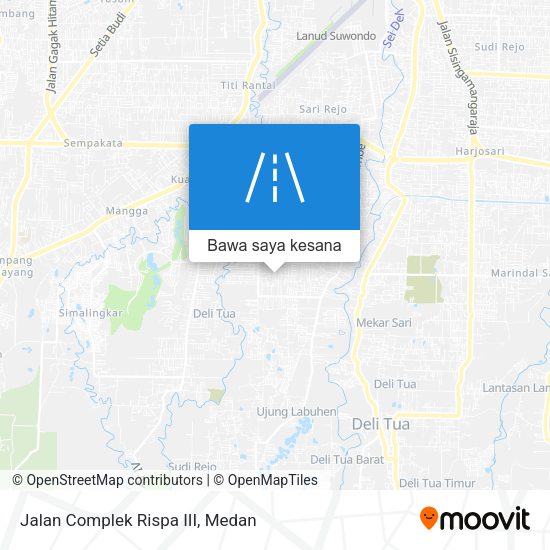 Peta Jalan Complek Rispa III