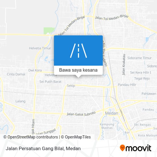 Peta Jalan Persatuan Gang Bilal