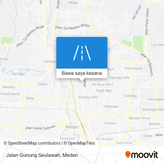 Peta Jalan Gunung Seulawah