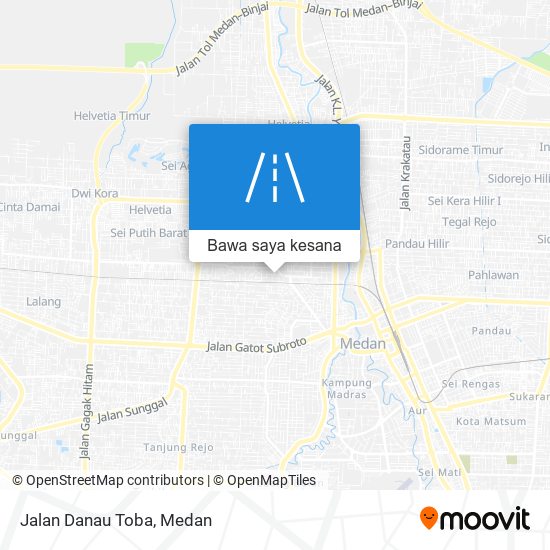 Peta Jalan Danau Toba