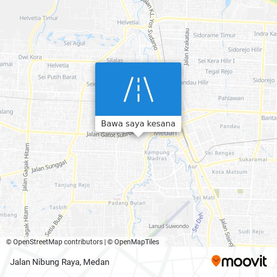 Peta Jalan Nibung Raya