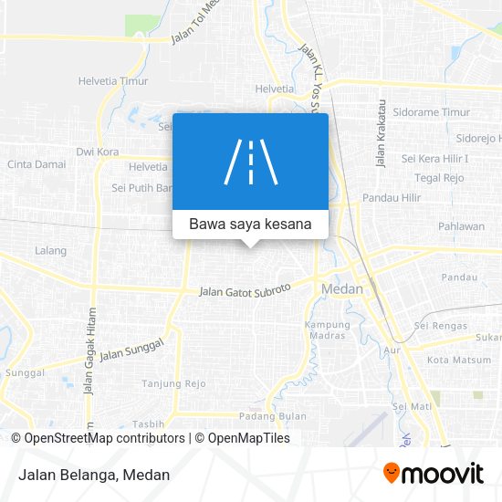 Peta Jalan Belanga