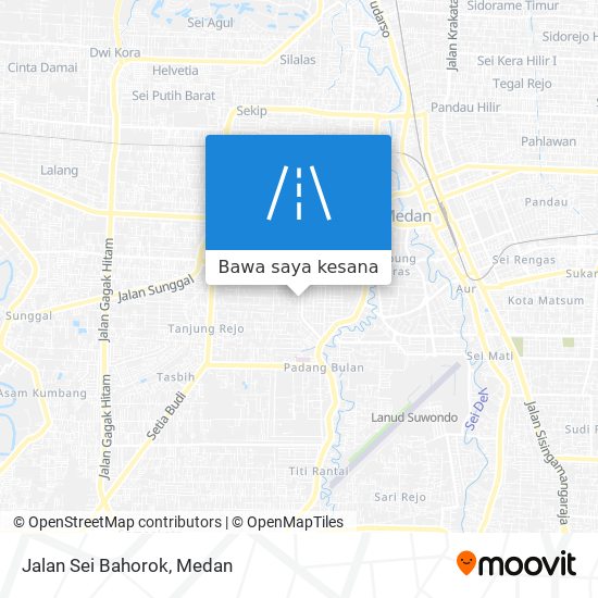 Peta Jalan Sei Bahorok