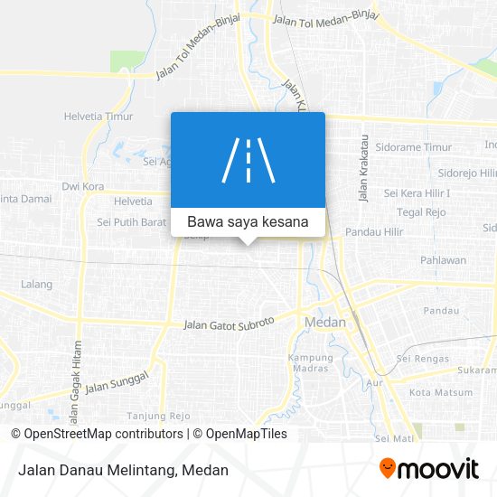 Peta Jalan Danau Melintang