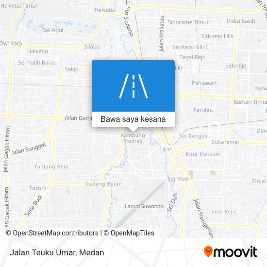 Peta Jalan Teuku Umar