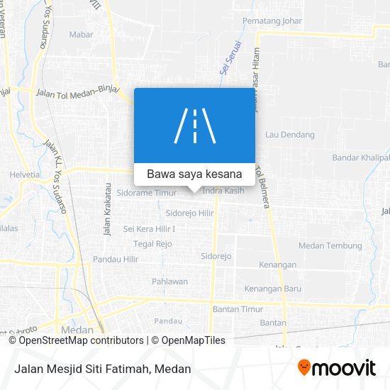 Peta Jalan Mesjid Siti Fatimah
