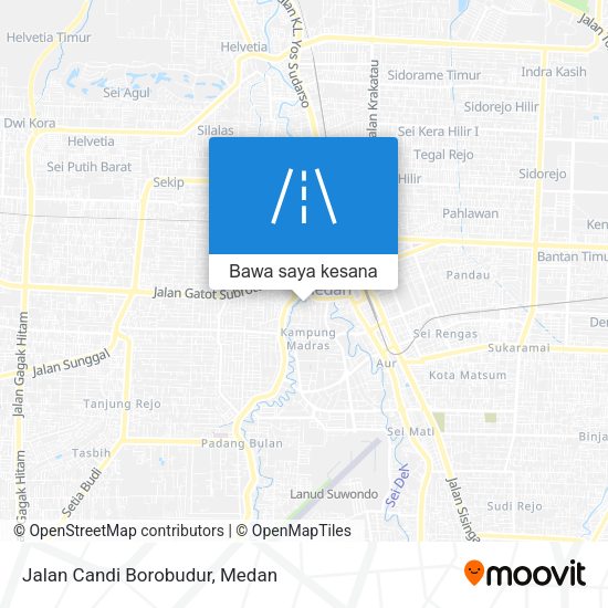 Peta Jalan Candi Borobudur