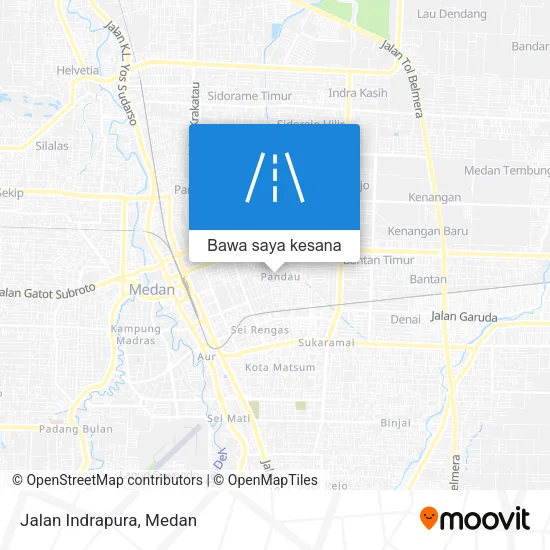 Peta Jalan Indrapura