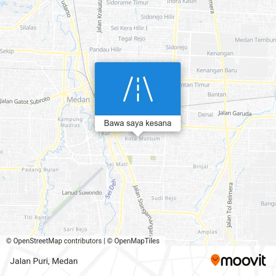 Peta Jalan Puri
