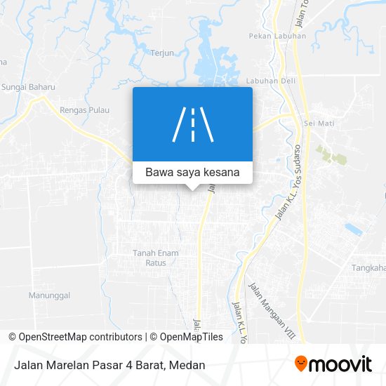 Peta Jalan Marelan Pasar 4 Barat