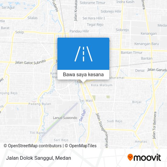 Peta Jalan Dolok Sanggul