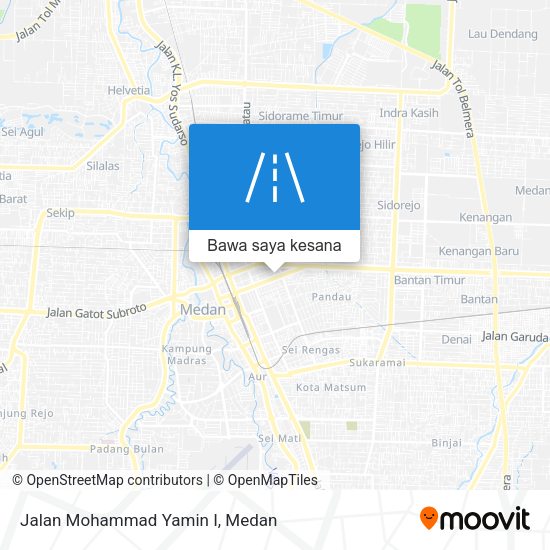 Peta Jalan Mohammad Yamin I