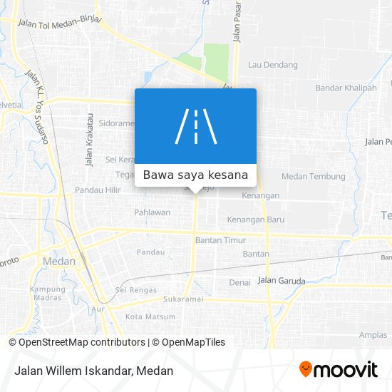 Peta Jalan Willem Iskandar