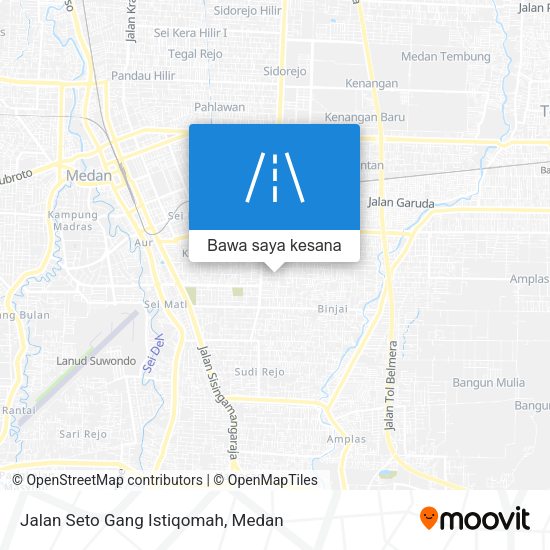 Peta Jalan Seto Gang Istiqomah