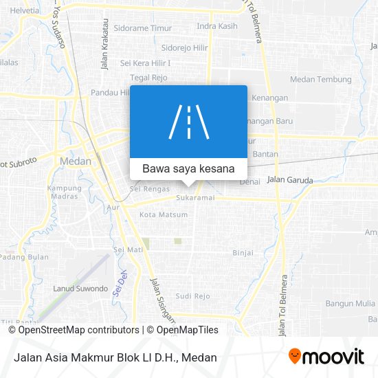 Peta Jalan Asia Makmur Blok Ll D.H.