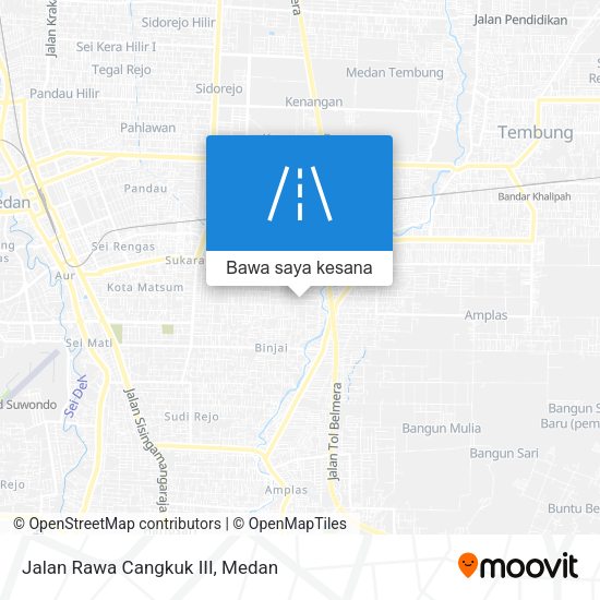 Peta Jalan Rawa Cangkuk III