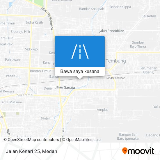 Peta Jalan Kenari 25