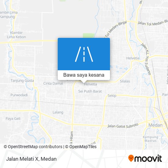 Peta Jalan Melati X