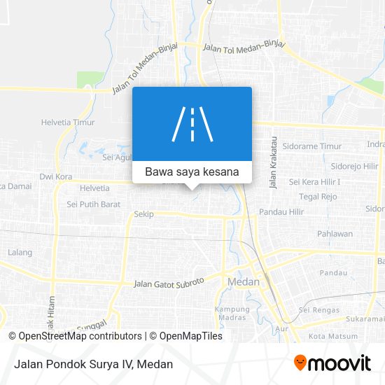 Peta Jalan Pondok Surya IV
