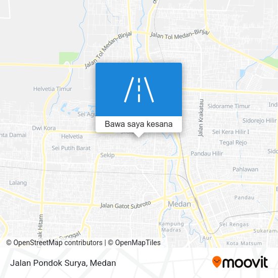 Peta Jalan Pondok Surya