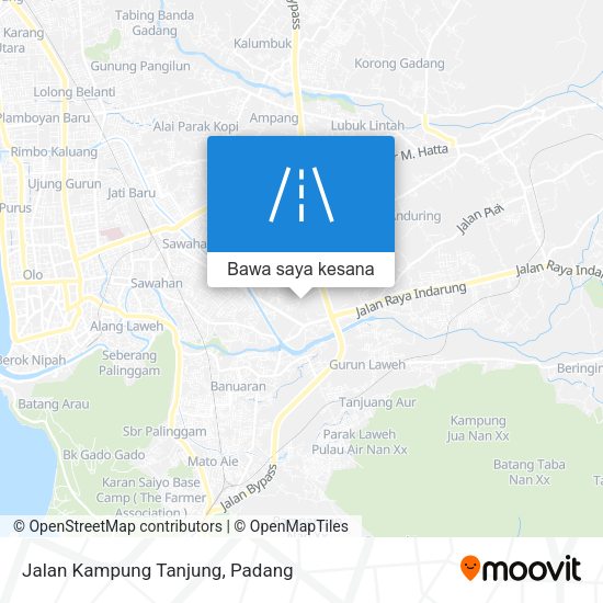 Peta Jalan Kampung Tanjung