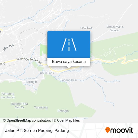 Peta Jalan P.T. Semen Padang