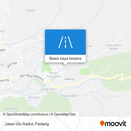 Peta Jalan Ulu Gadut