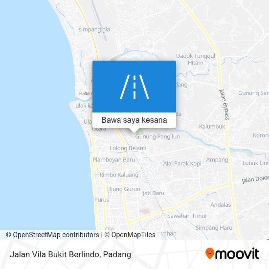 Peta Jalan Vila Bukit Berlindo